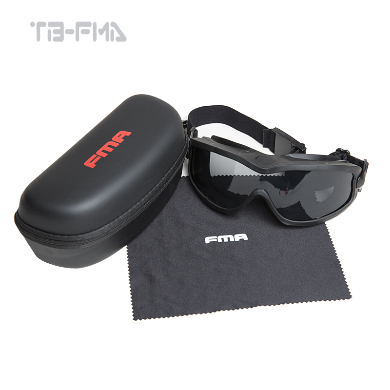 FMA JT Spectra Series Goggle With Double Layer Black TB1314B-BK 